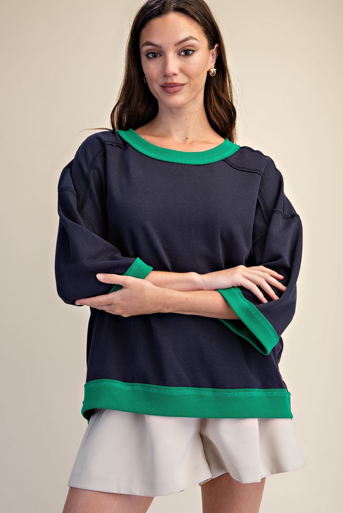 Pullover Seam Raglan Slv