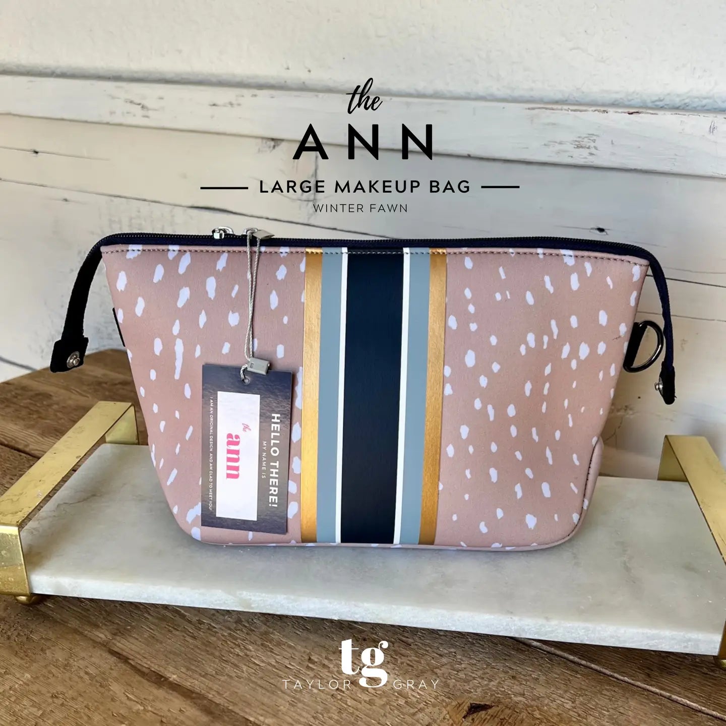 Large Neoprene Makeup Bag