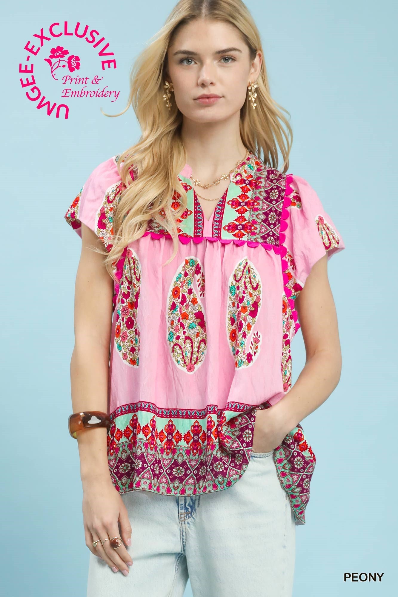 Peony Mix Top
