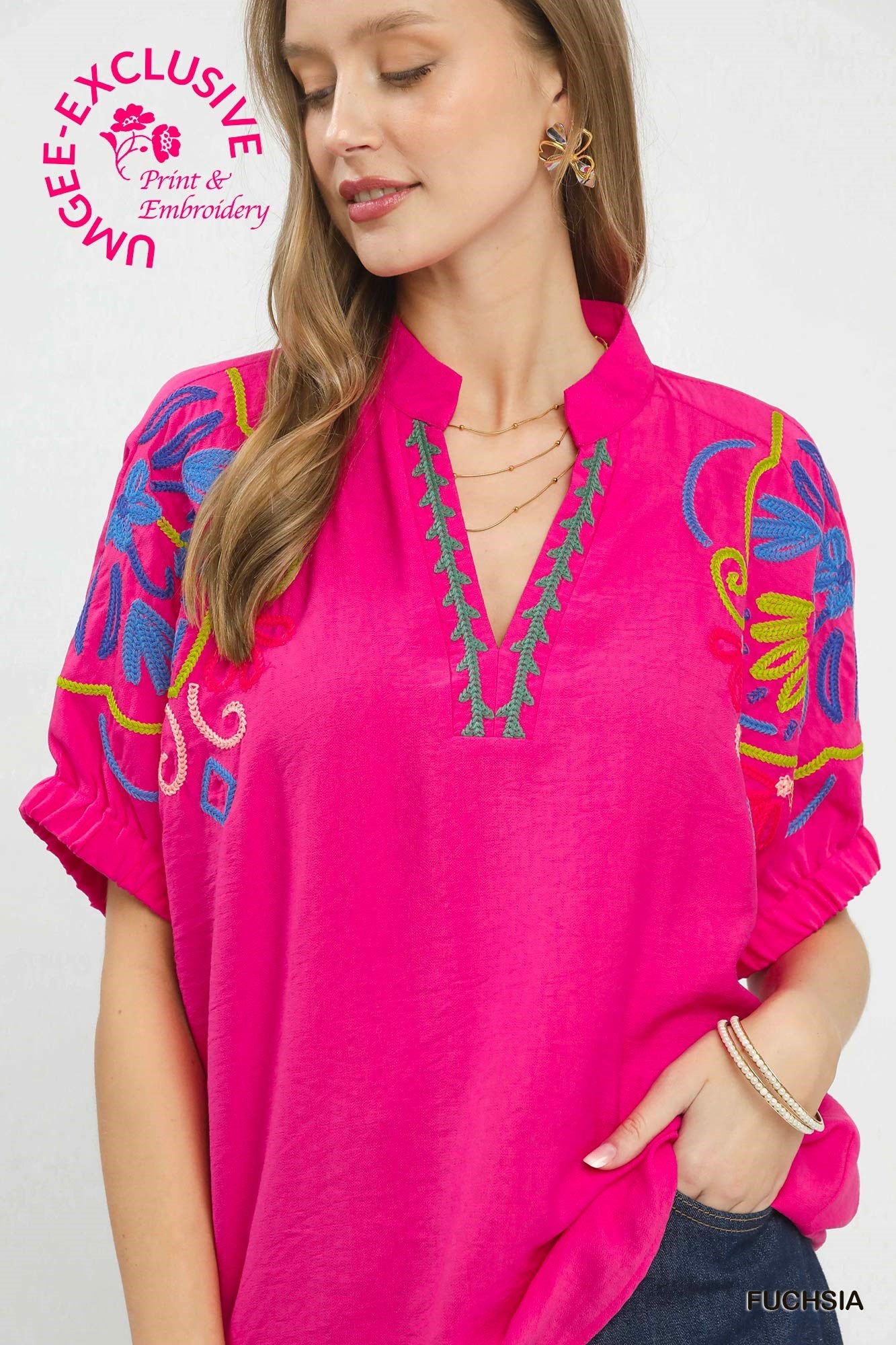 Fuchsia Top