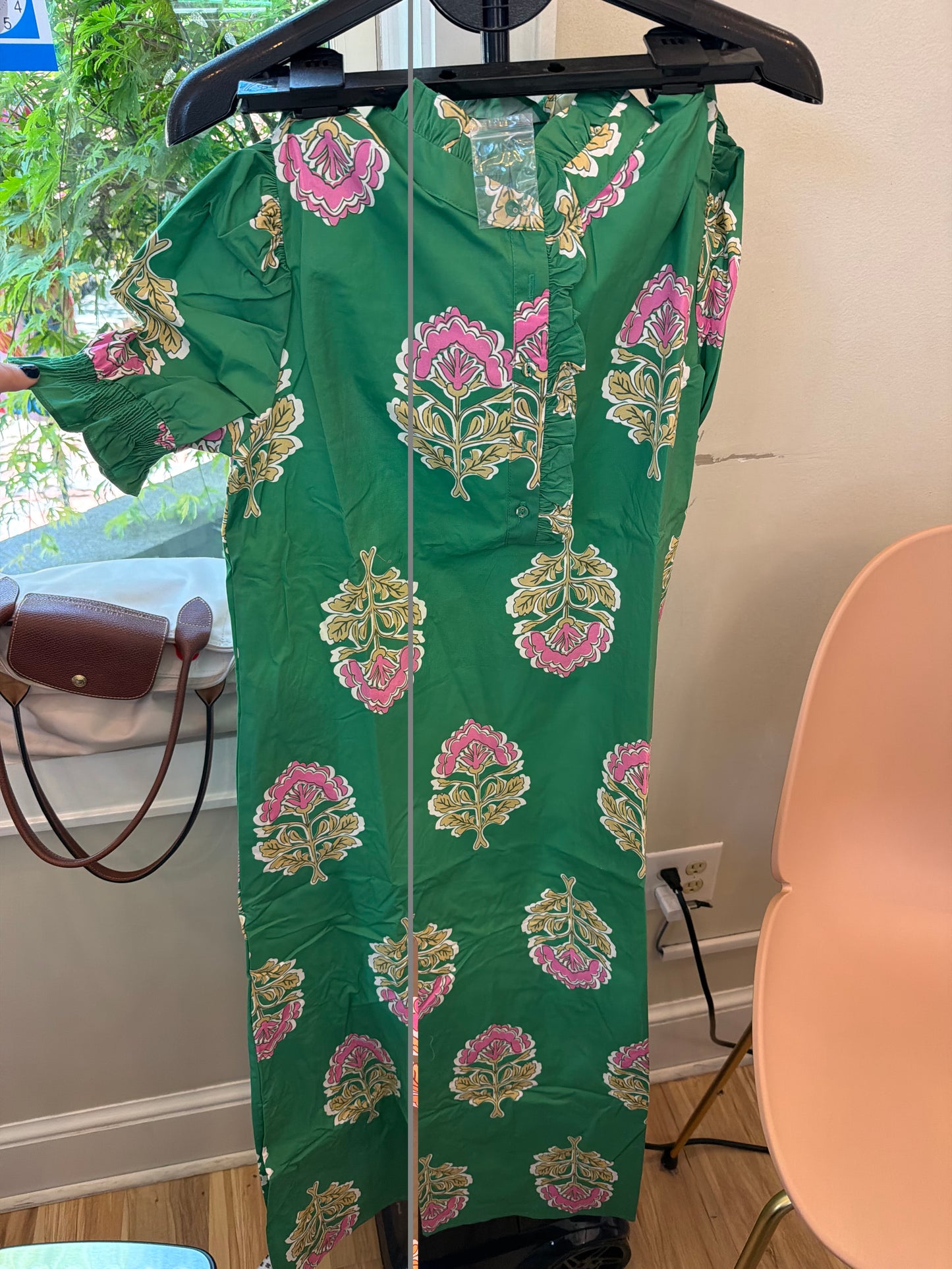 Green Floral Dress