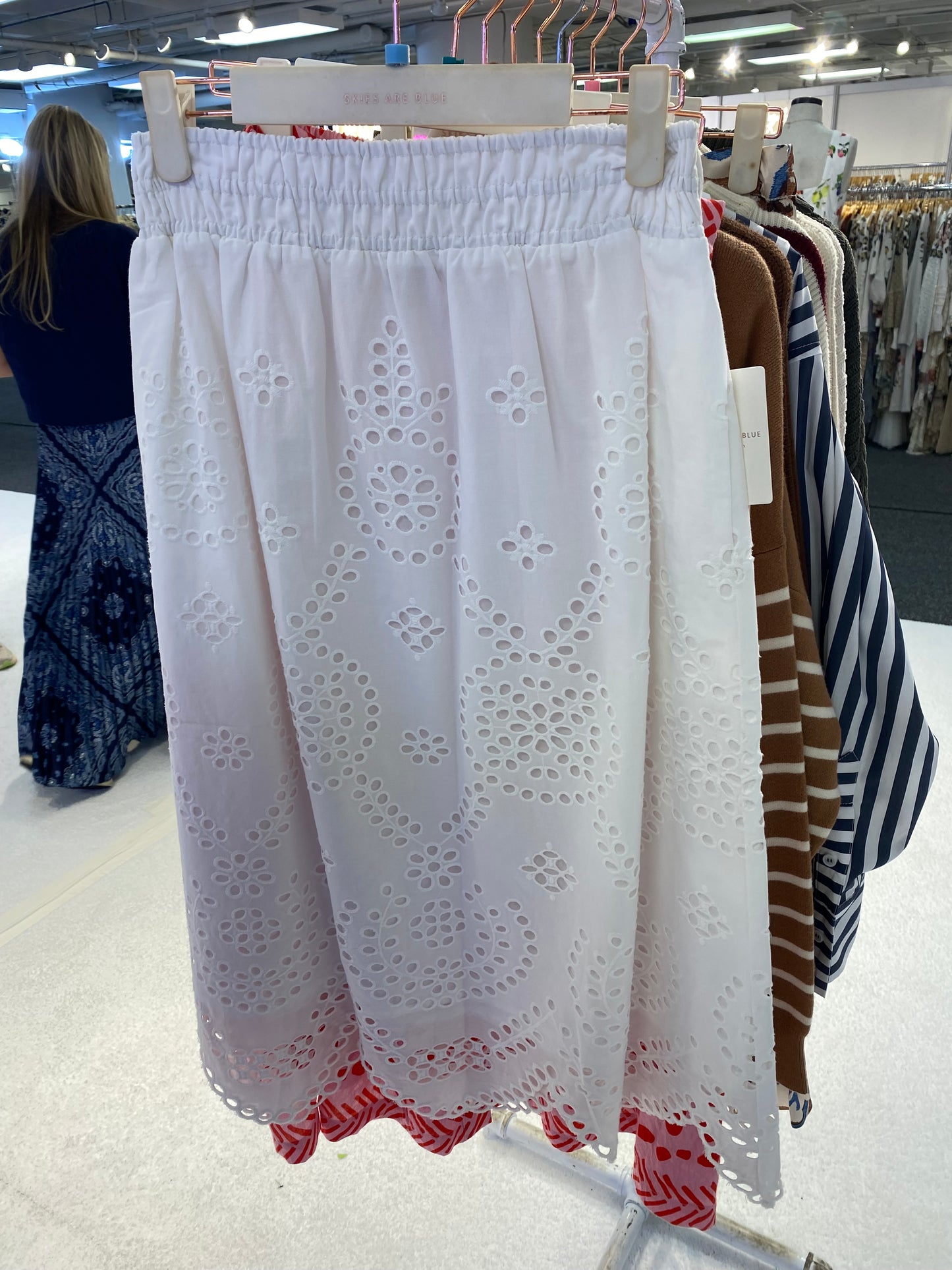 Scalloped Eyelet Skirt