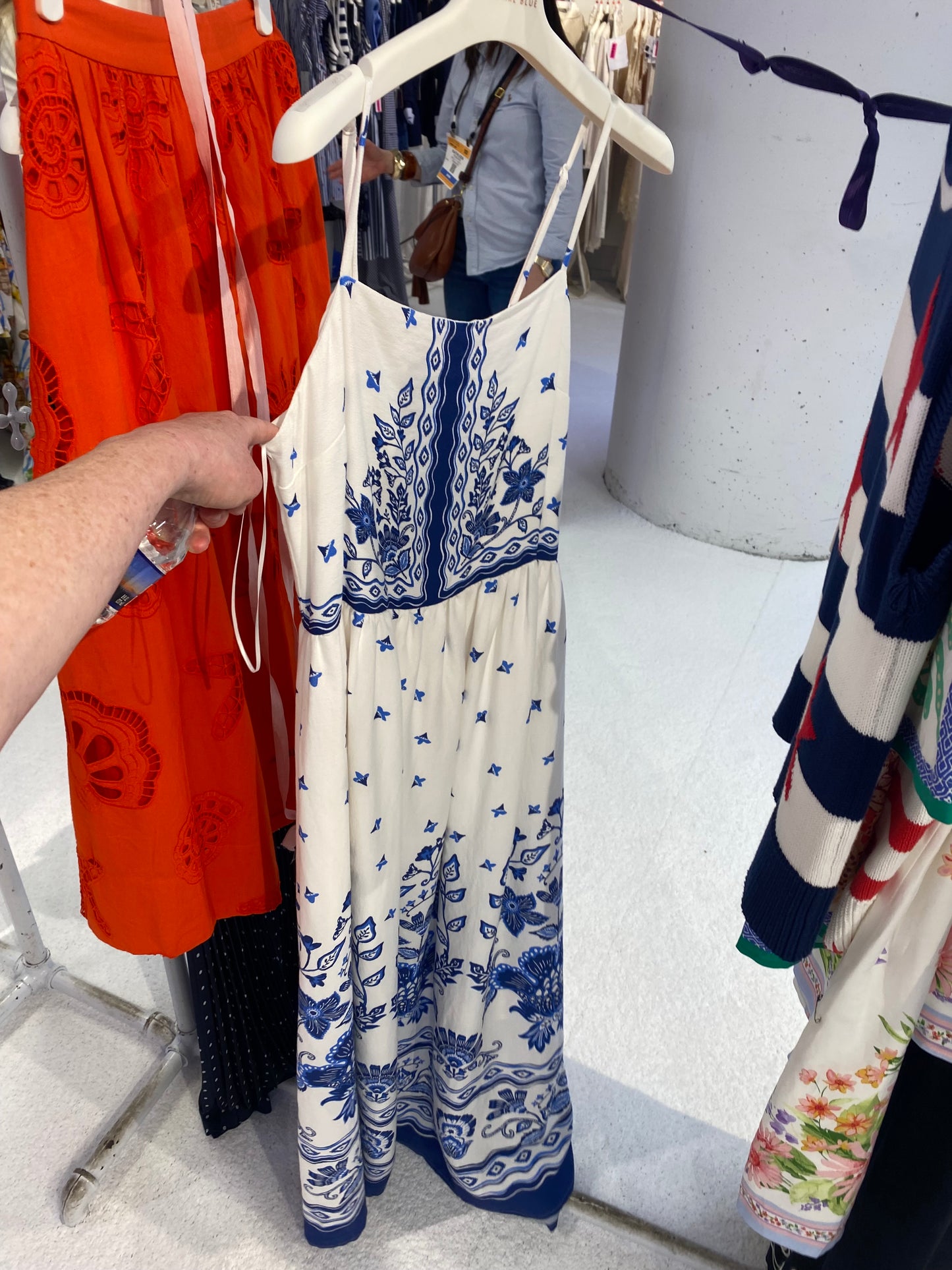 Border Print Maxi