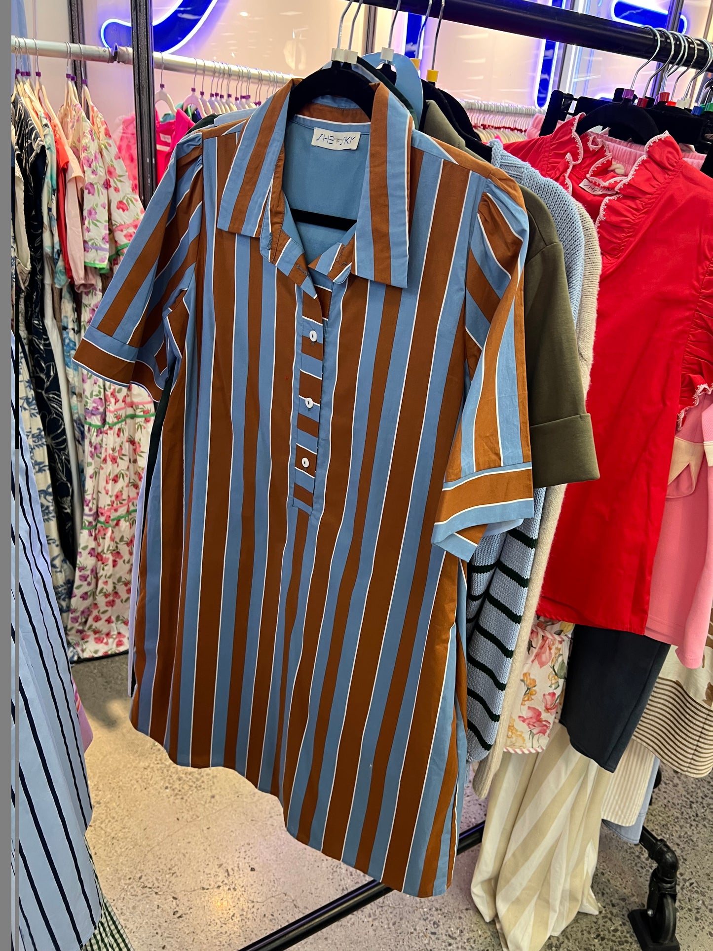 Striped Mini Dress