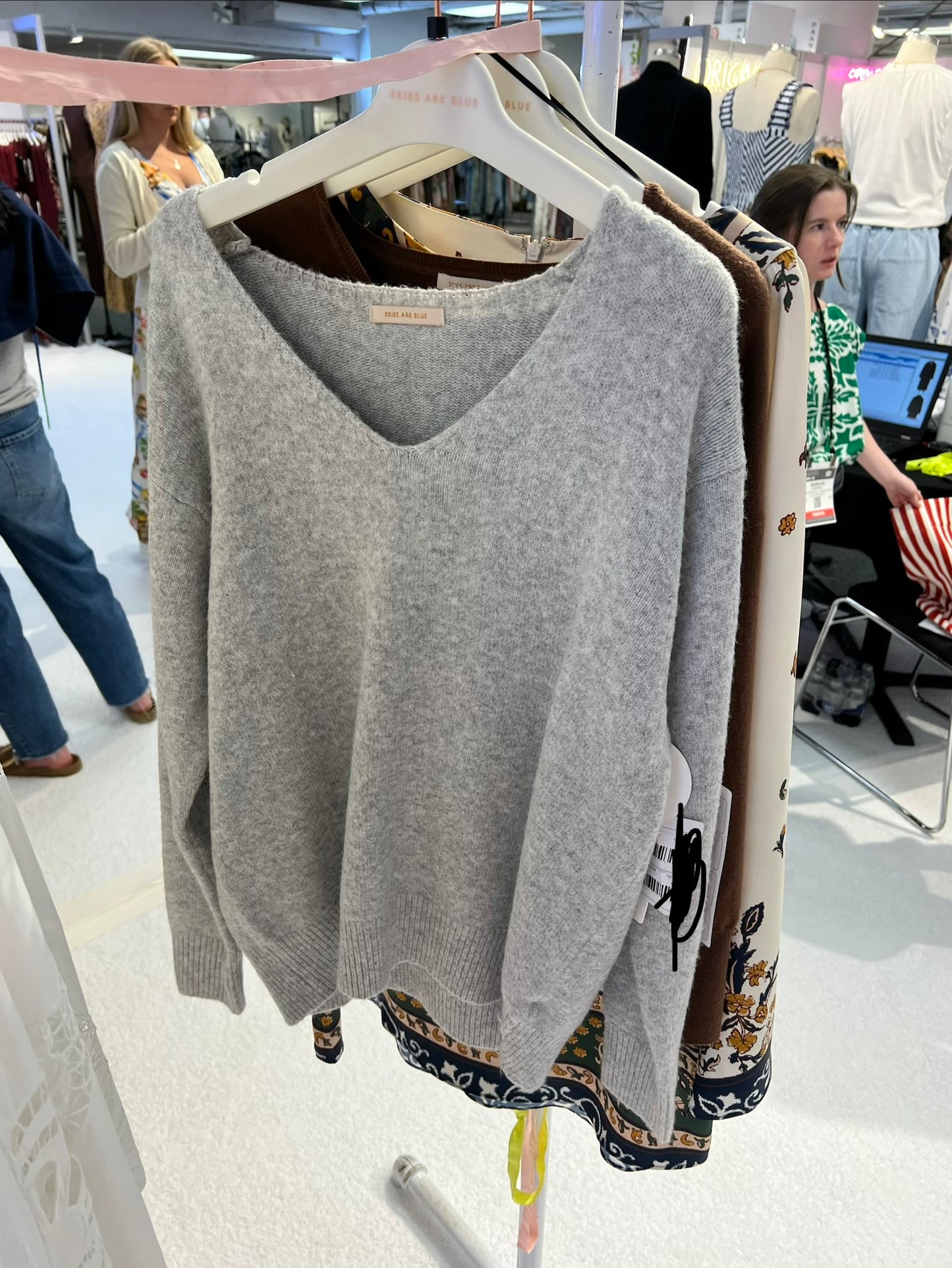 Grey LS Sweater