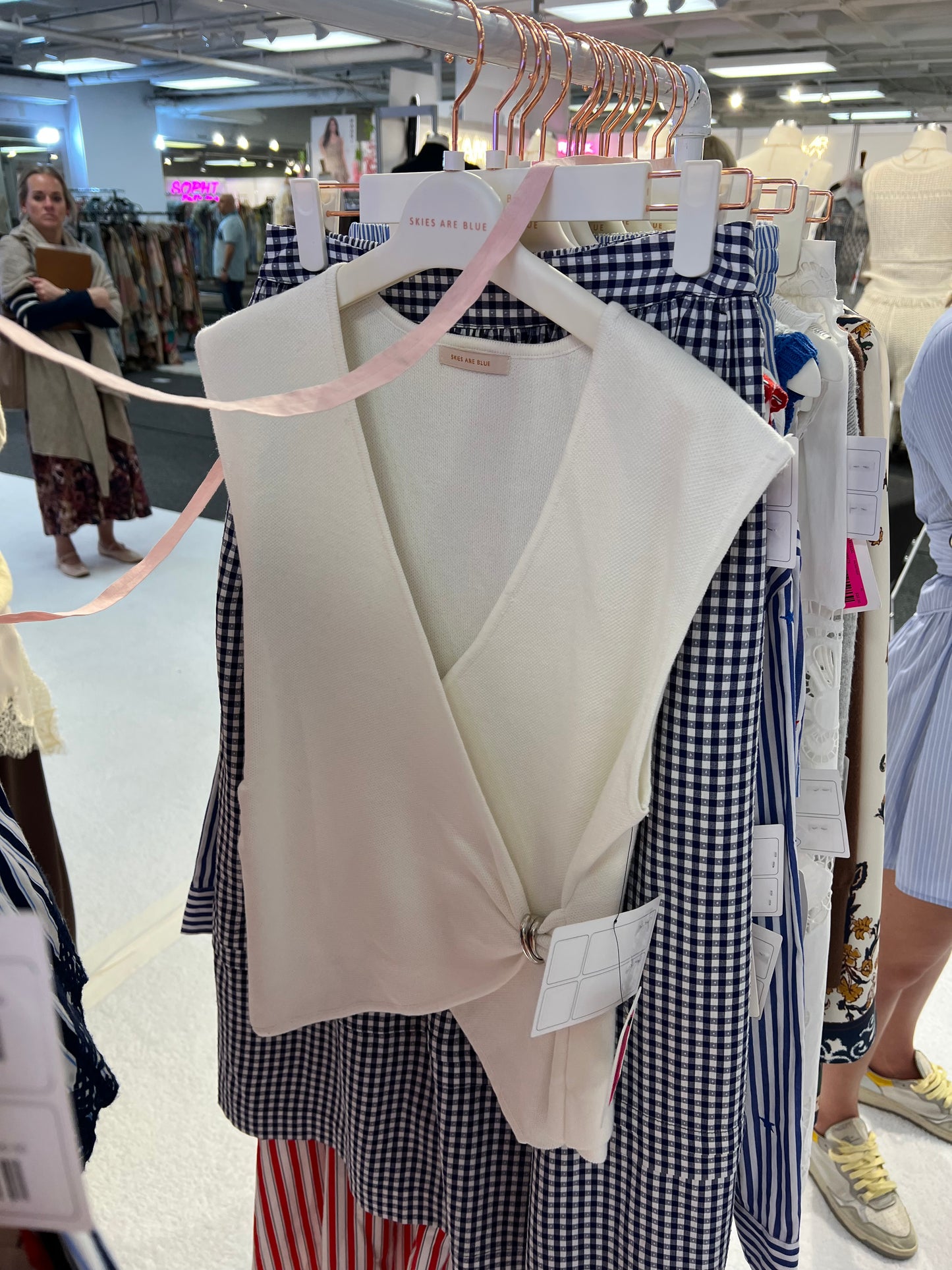 White Criss Cross Top