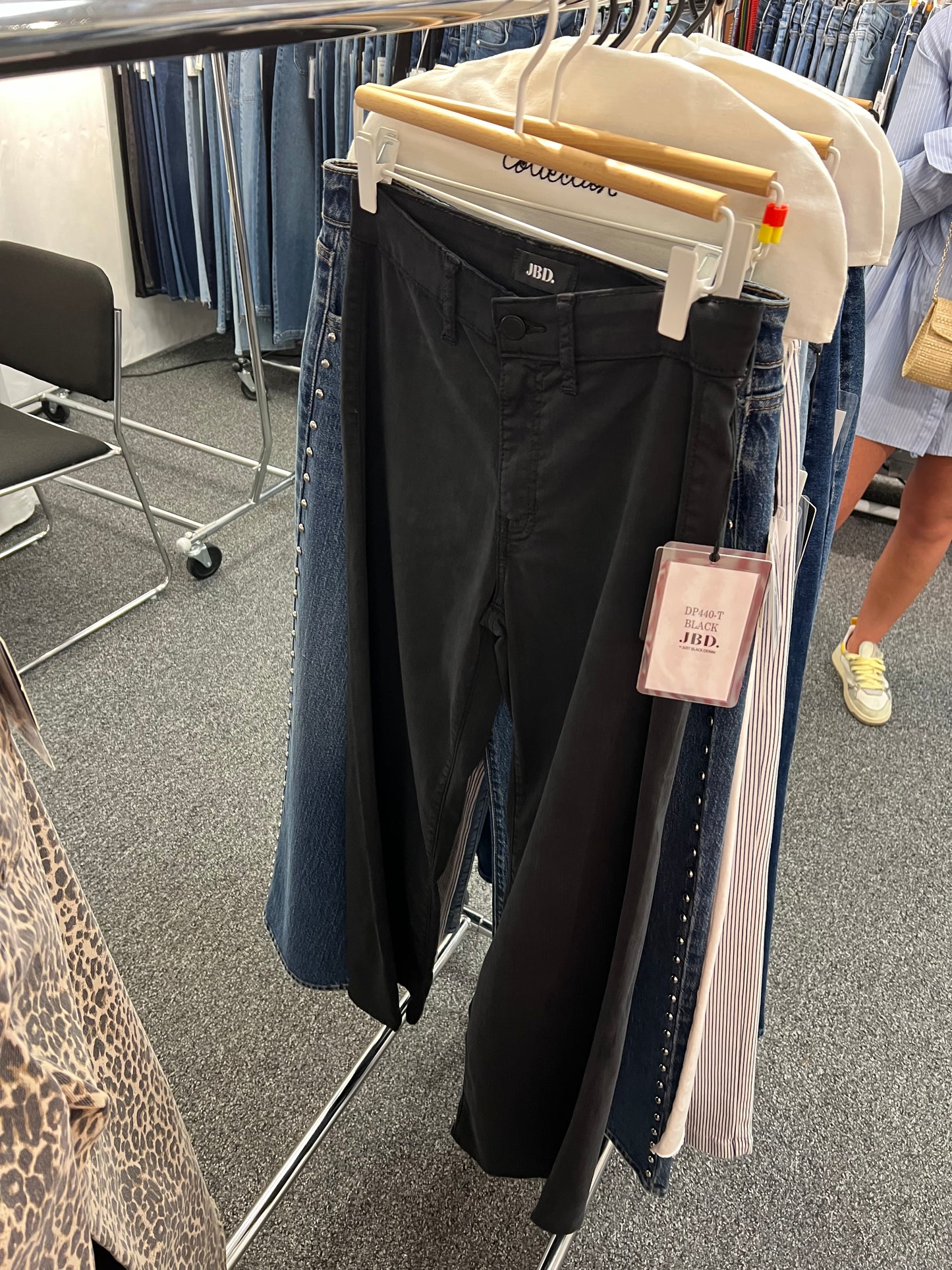 Black Stretch Twill Trouser