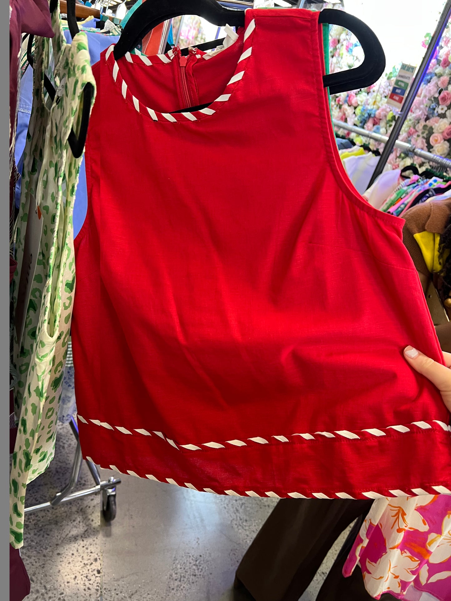 Red/White Top