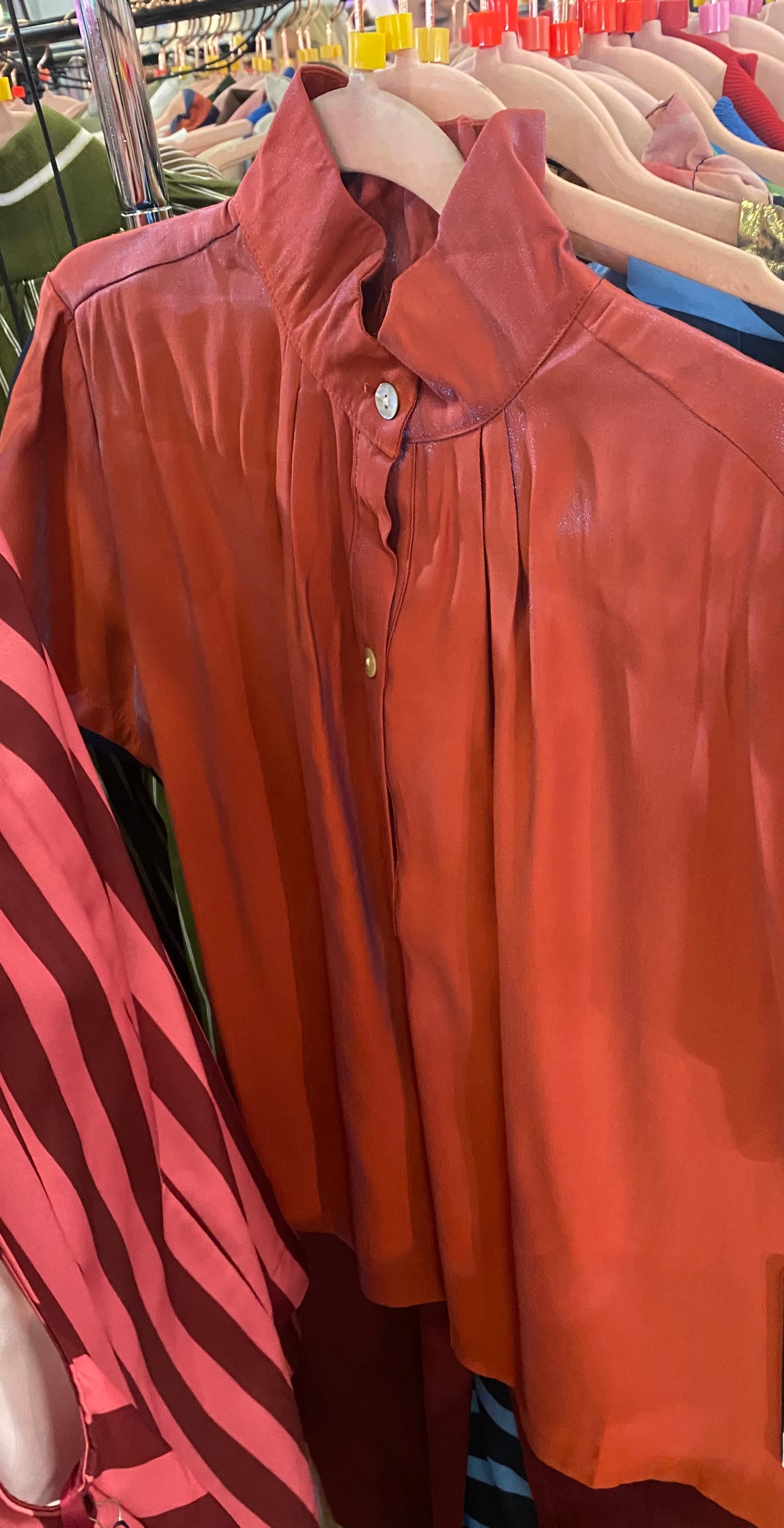 Stand Collar SS Top