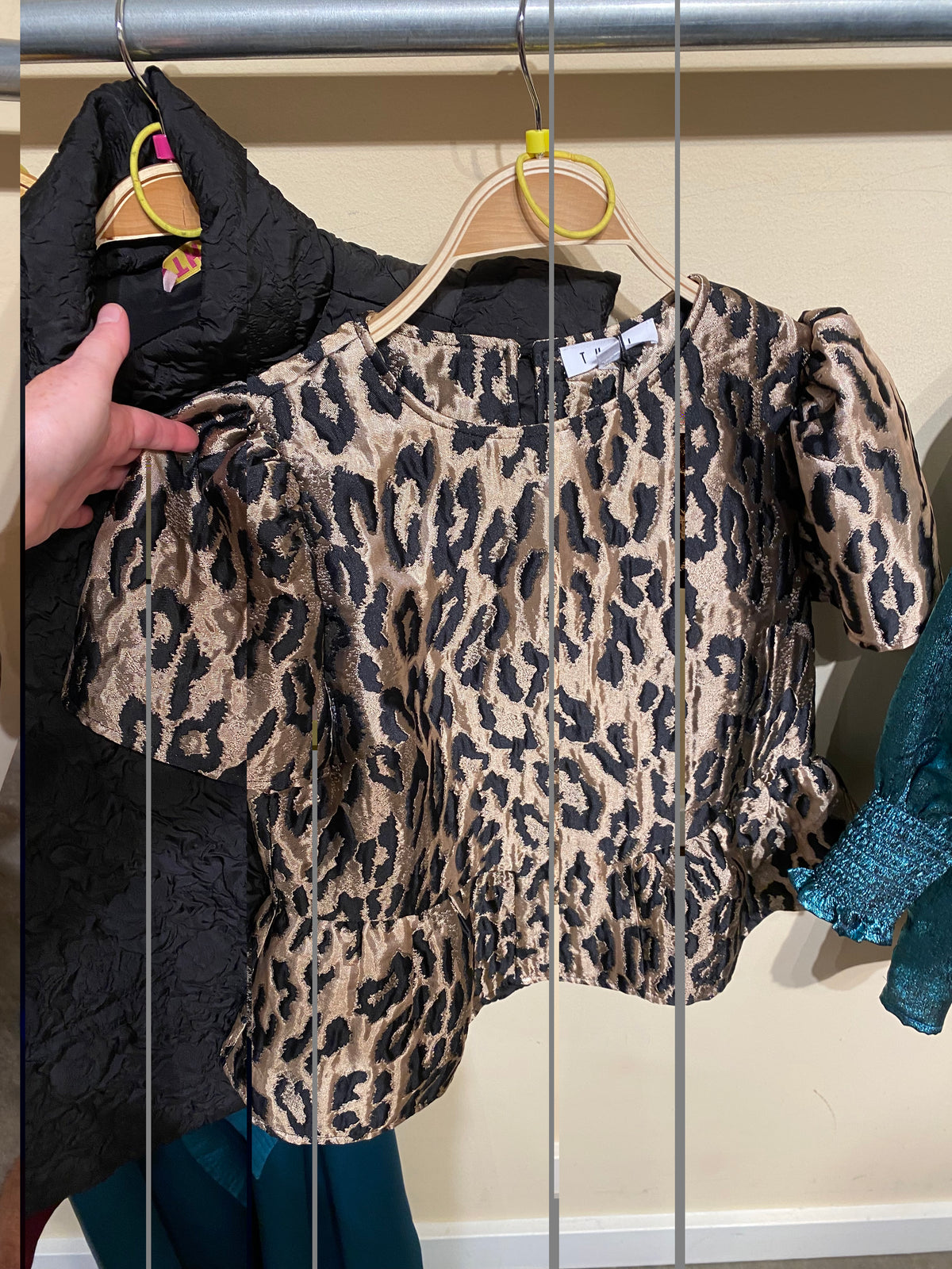 Cheetah Textured Top