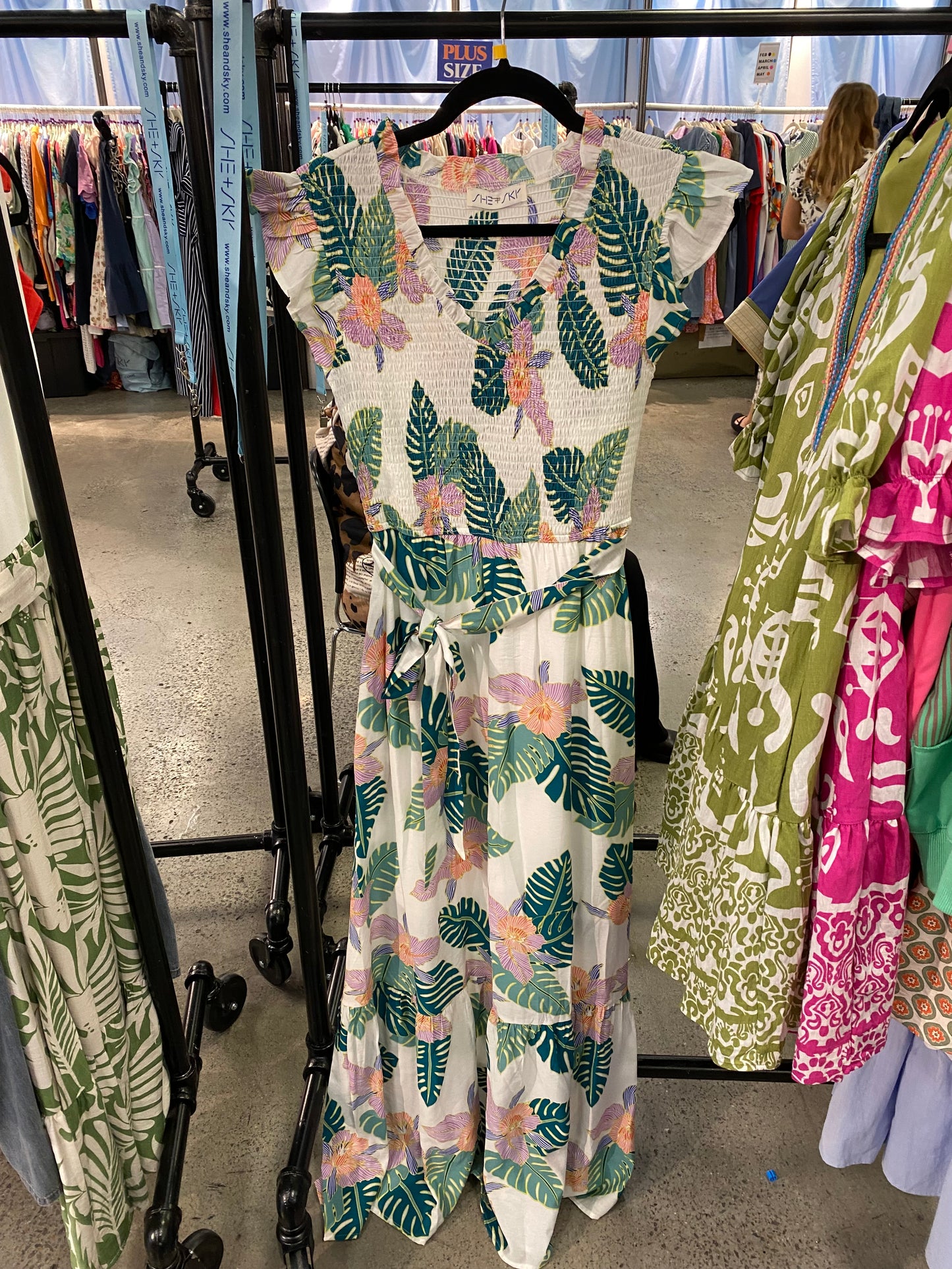 Tropical Print Maxi