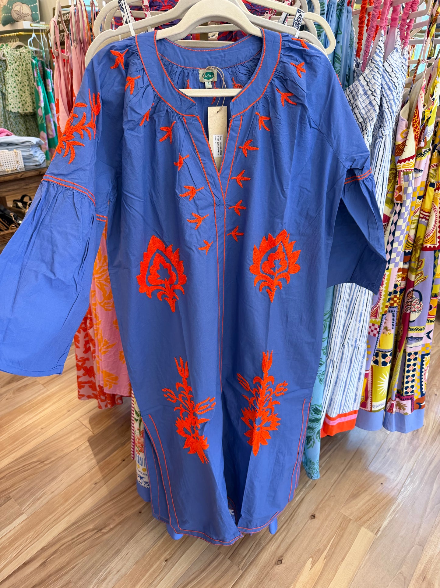 Blue/Orange Dress