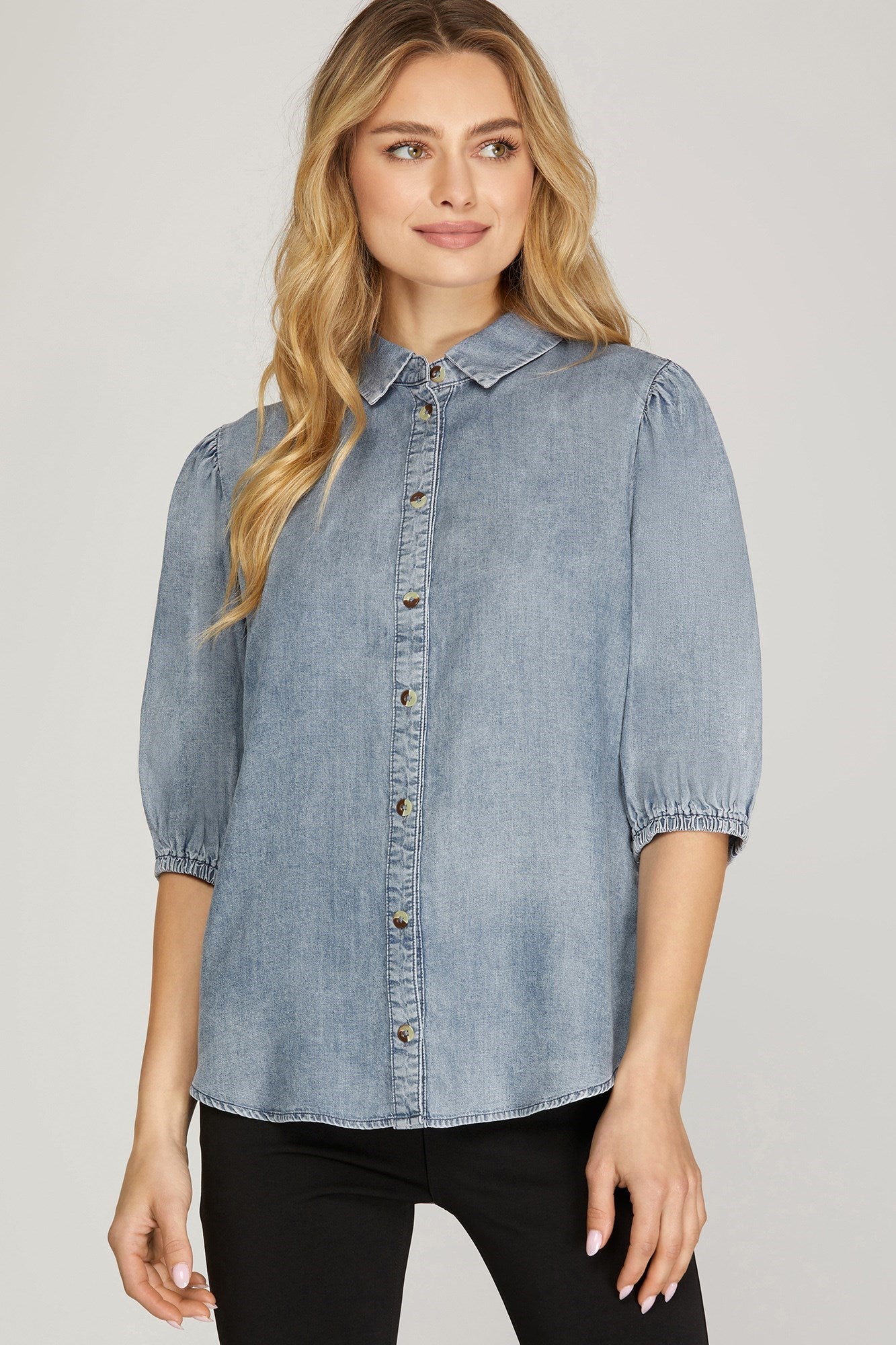 Washed Chambray Shirt