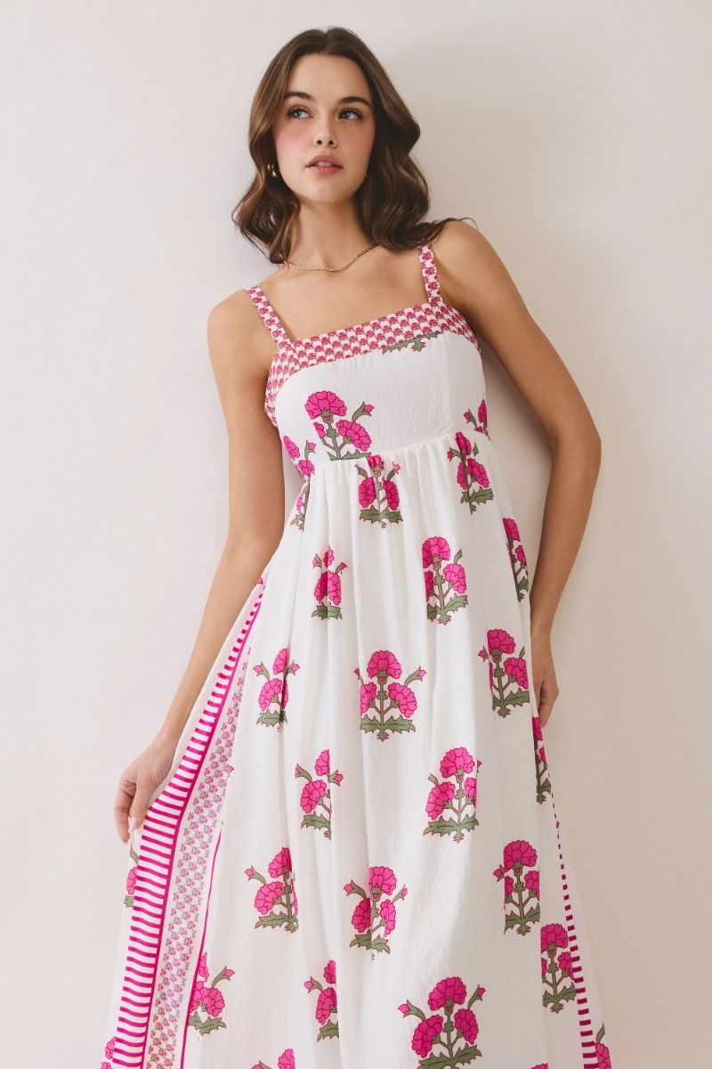 Floral Print Midi Dress