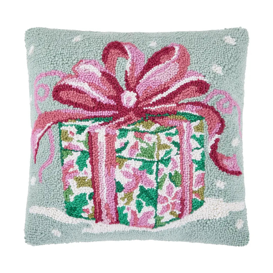Pink Present Hook Pillow