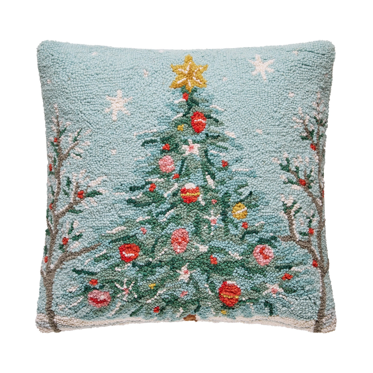 Holiday Christmas Tree Hook Pillow