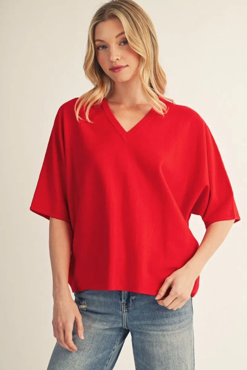 Drop Shoulder Comfy Top