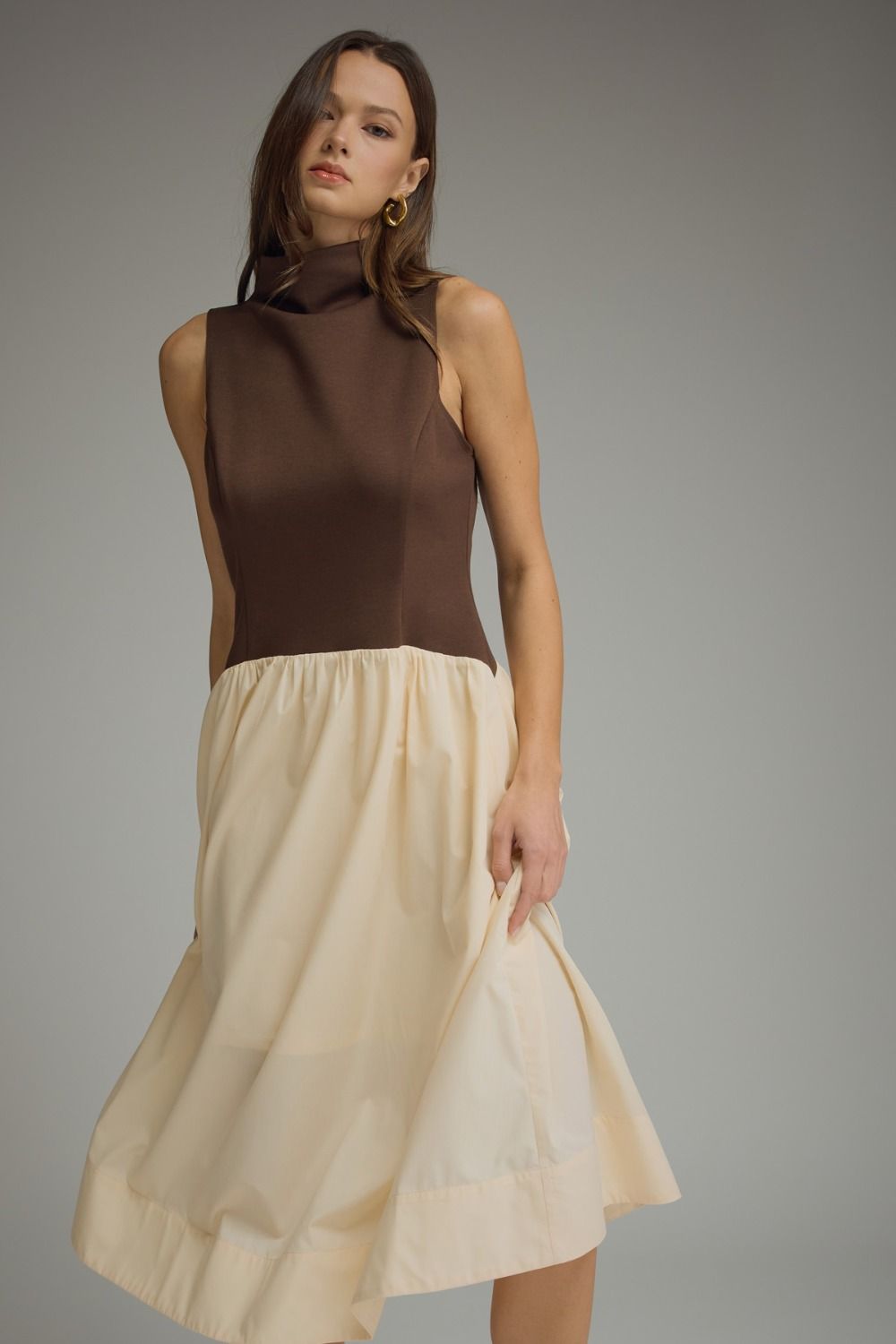 Brown/Tan Dress