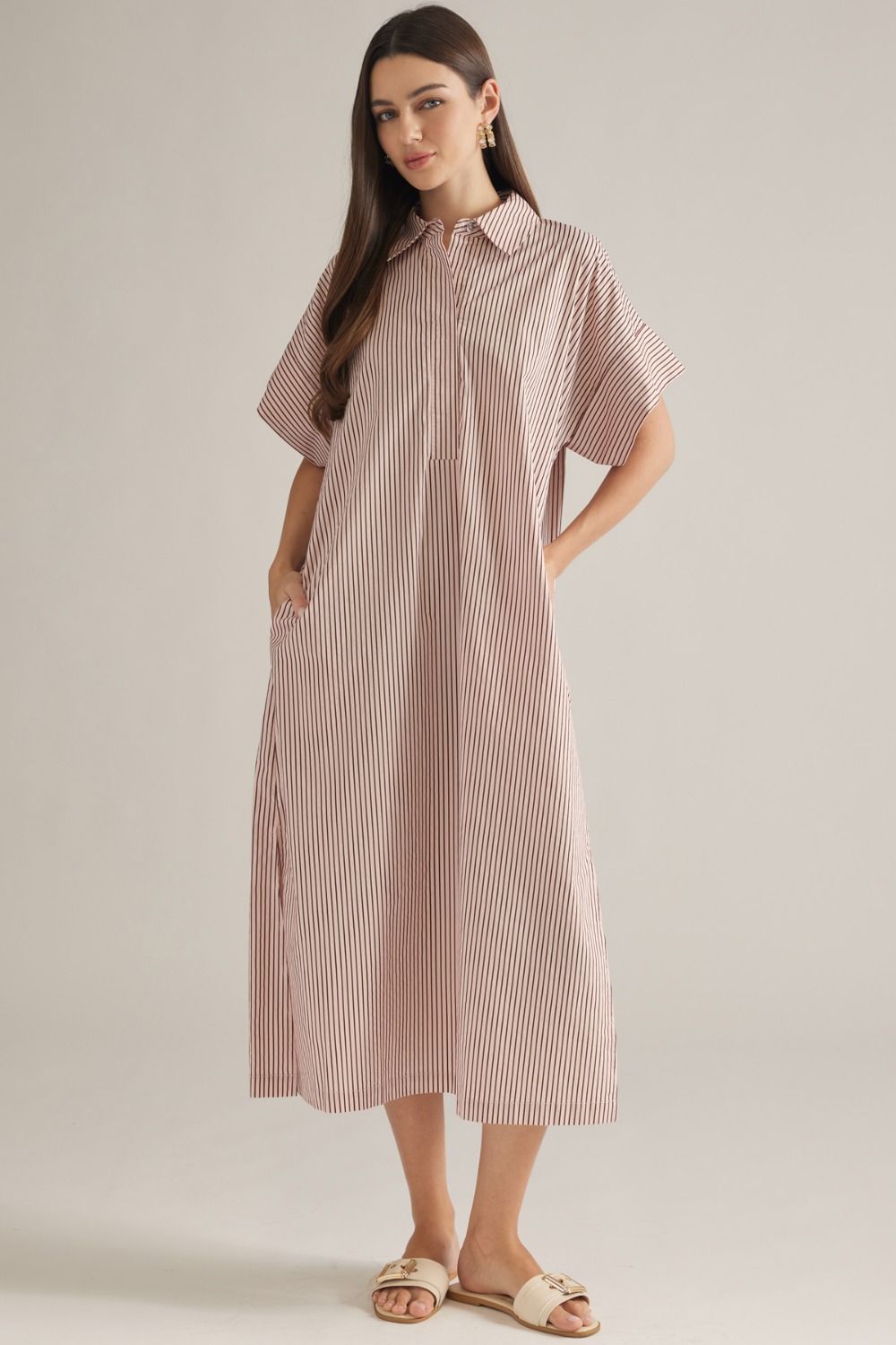 Pink/Brown Dress
