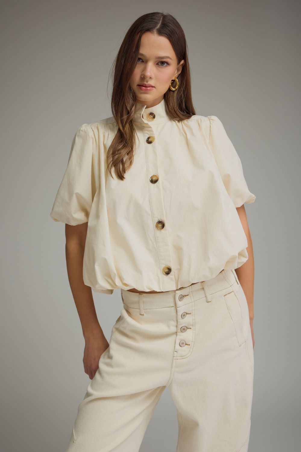 Bubble Hem Top