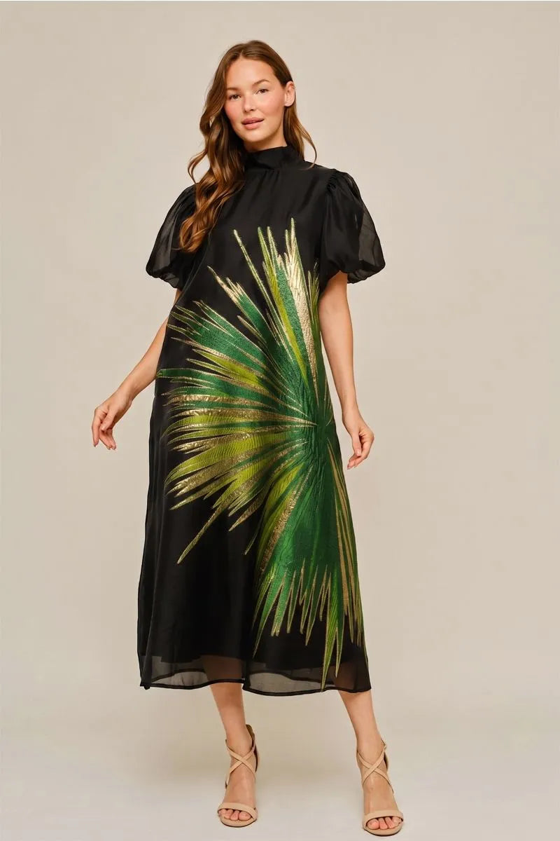 Organza Midi Dress