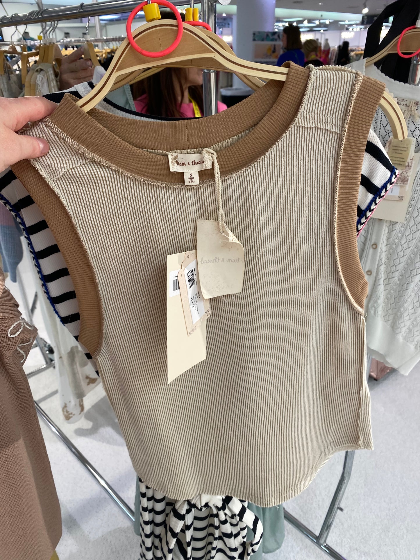 Two Tone Rib Knit