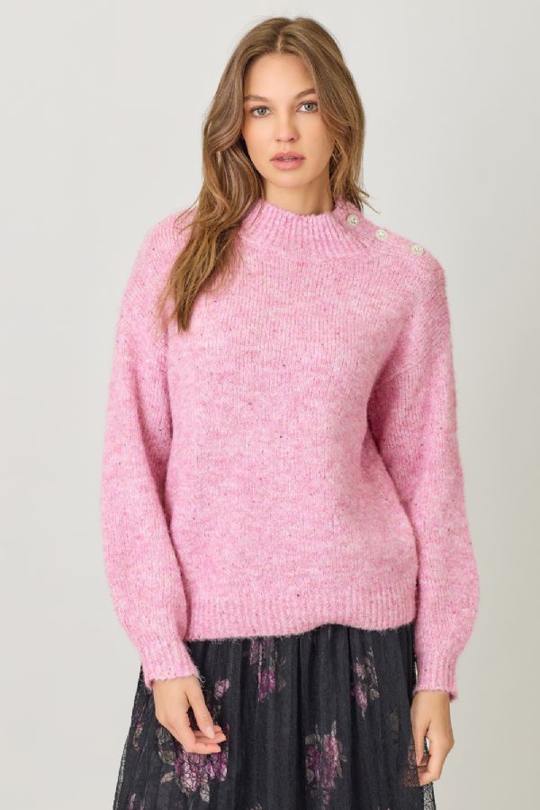 Rose Sparkle Sweater