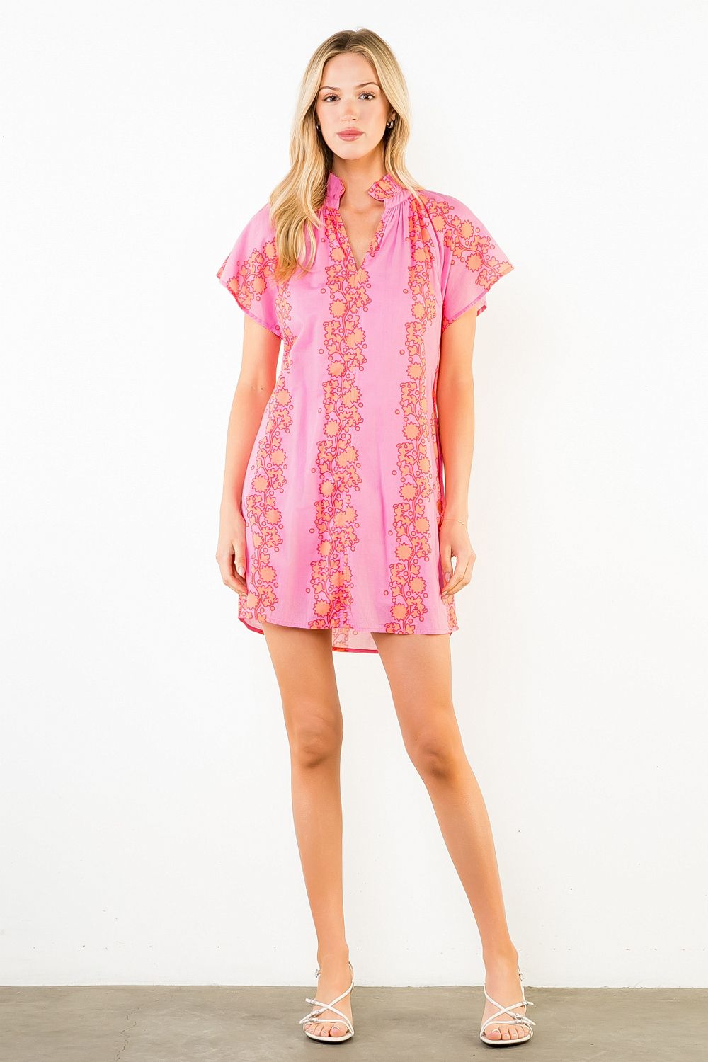 SS Floral V-Neck Dress