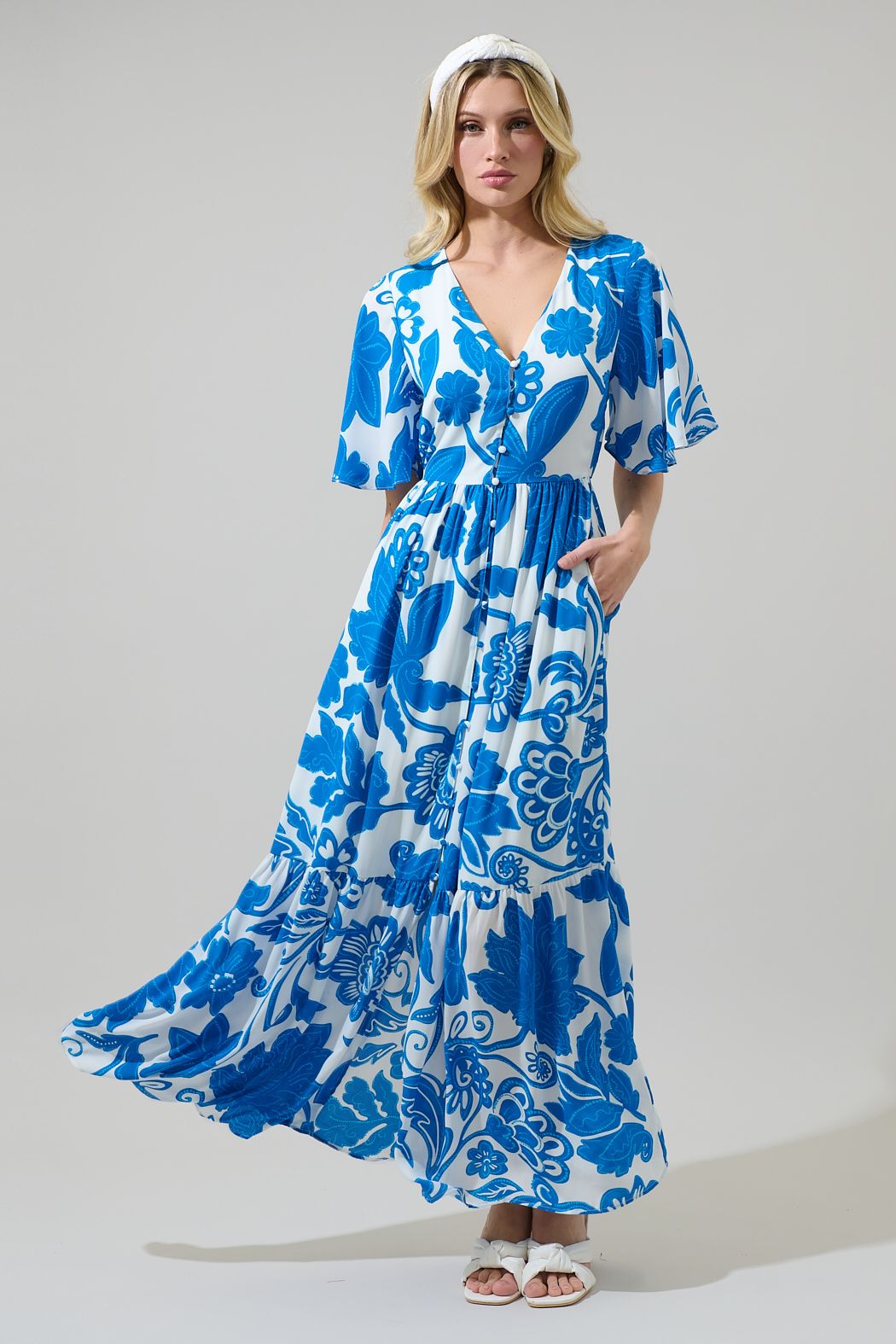 Button Down Maxi Dress