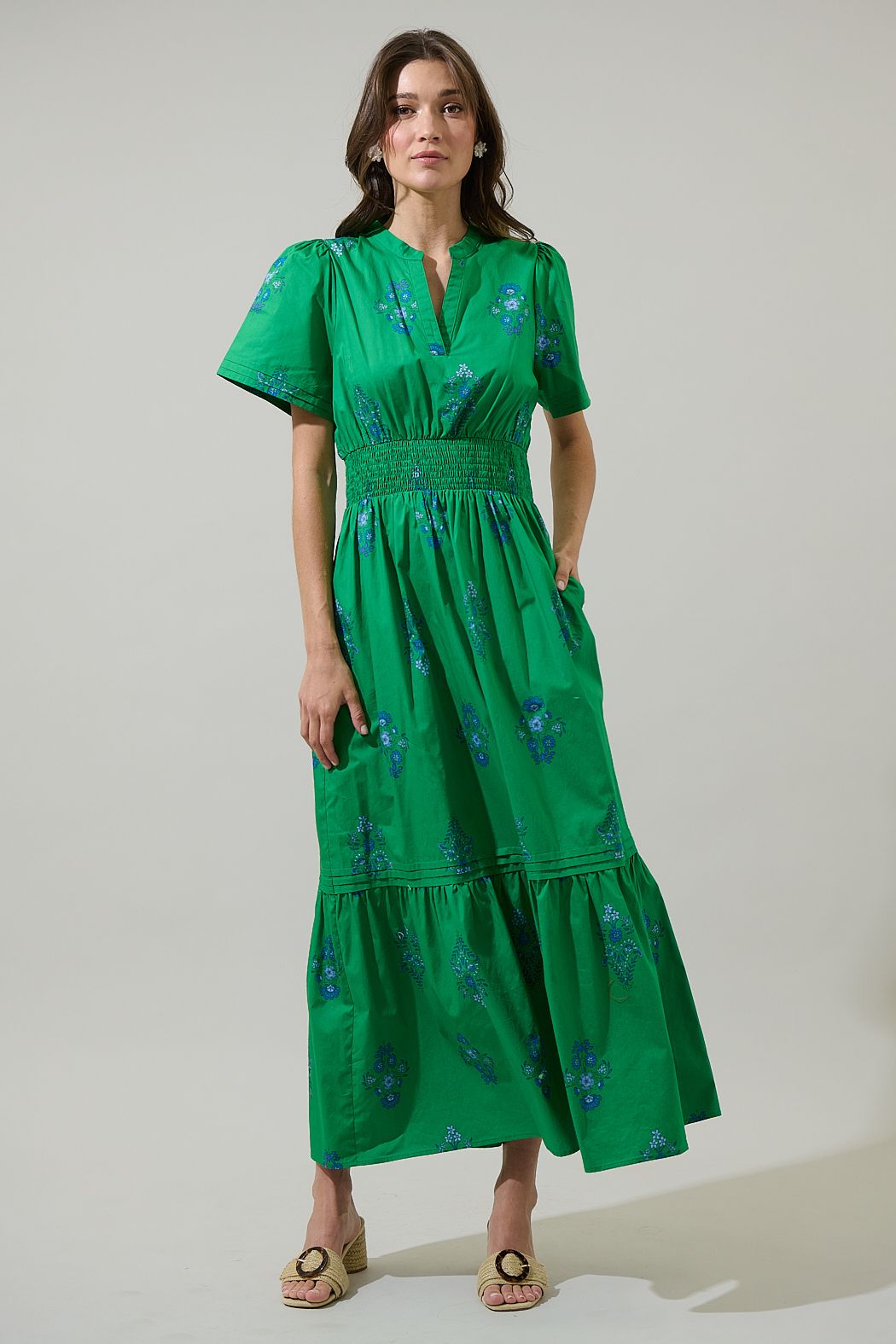 Halina Belraj Poplin Maxi Dress