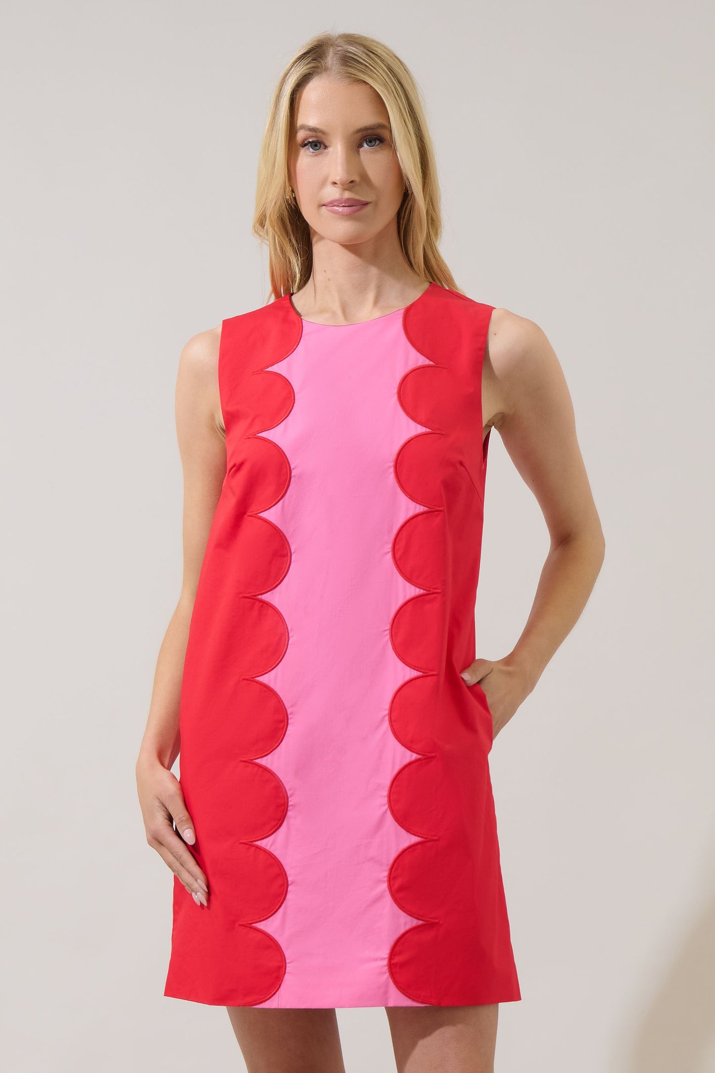 Elliana Color Block Mini Dress