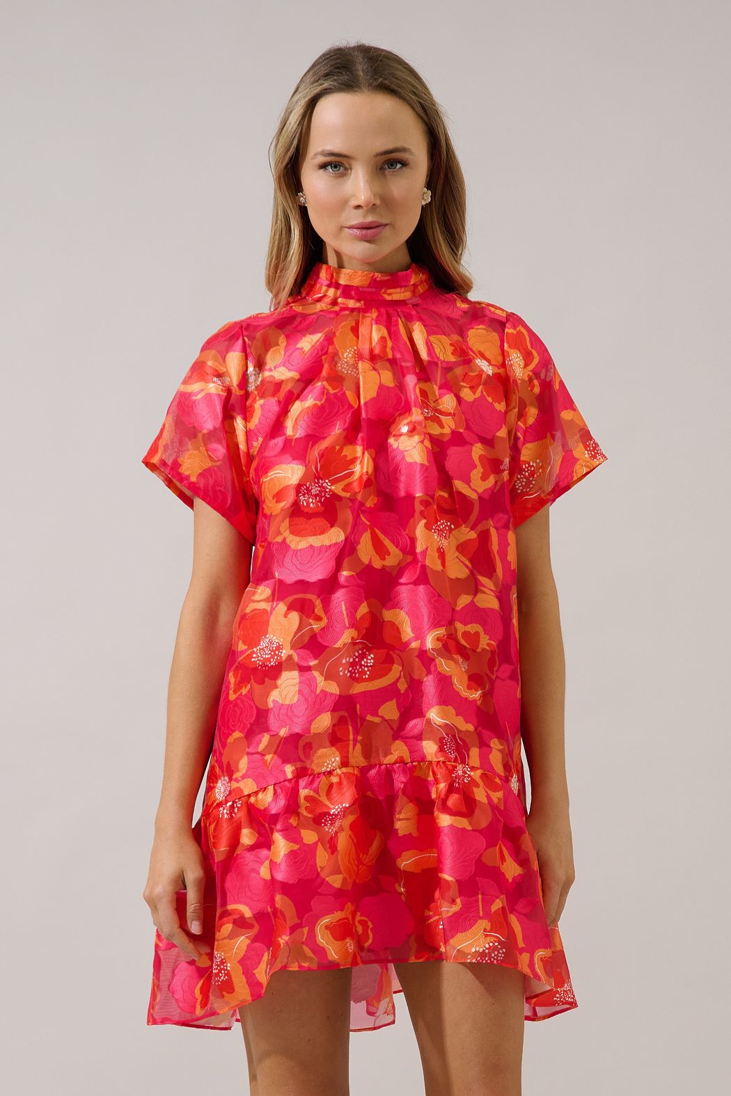Berny Organza Mini Dress