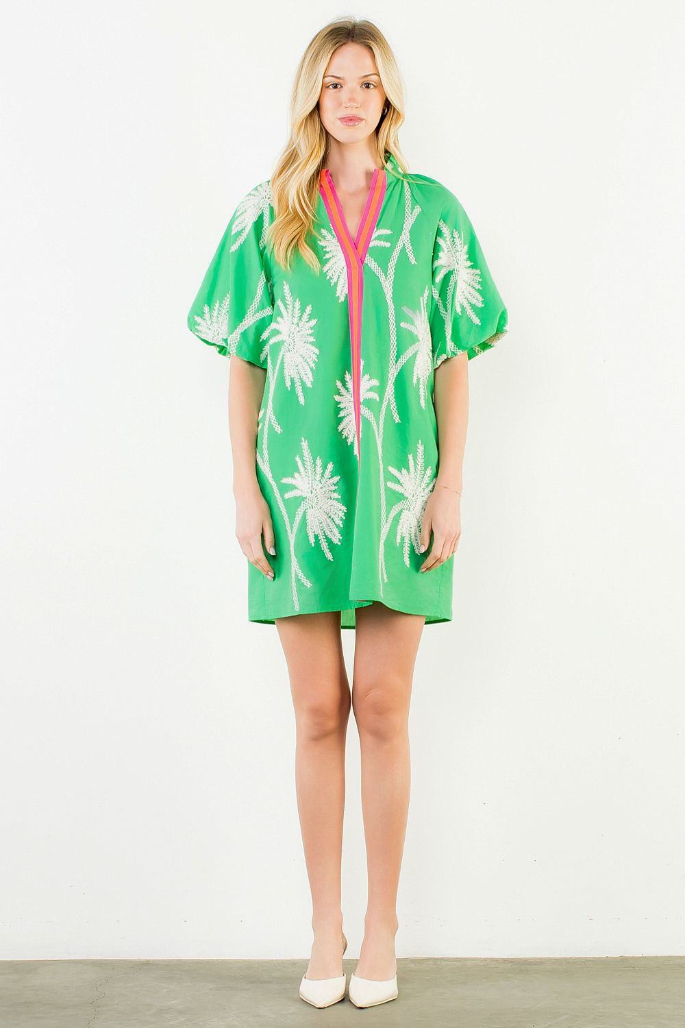 SS Emb Dress