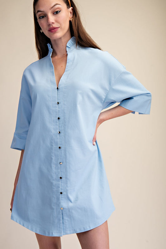 Relaxed Shirt Dress
