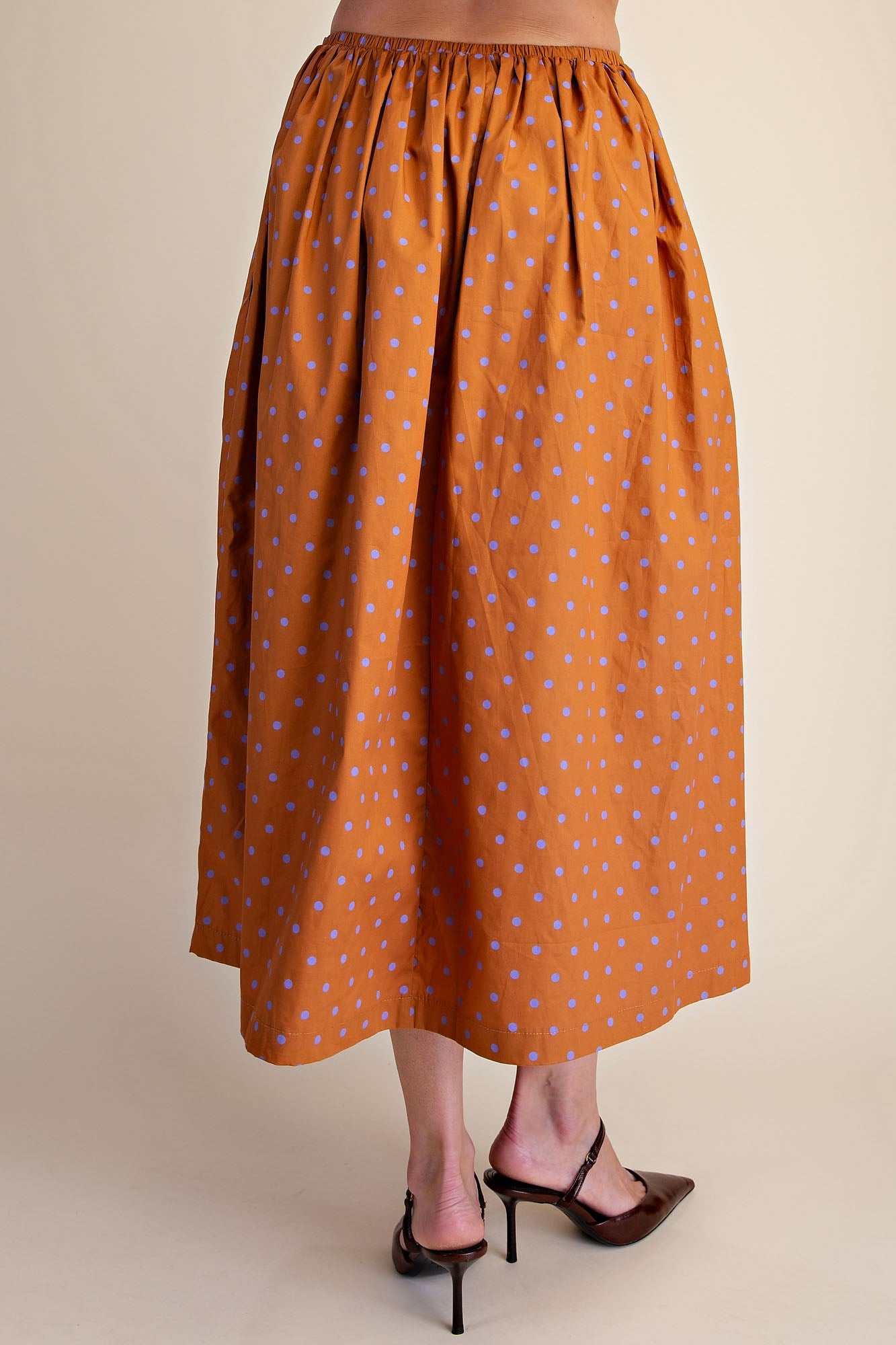 Polka Dot A-Line Skirt