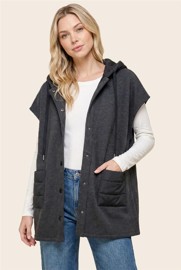Hooded Cape Vest