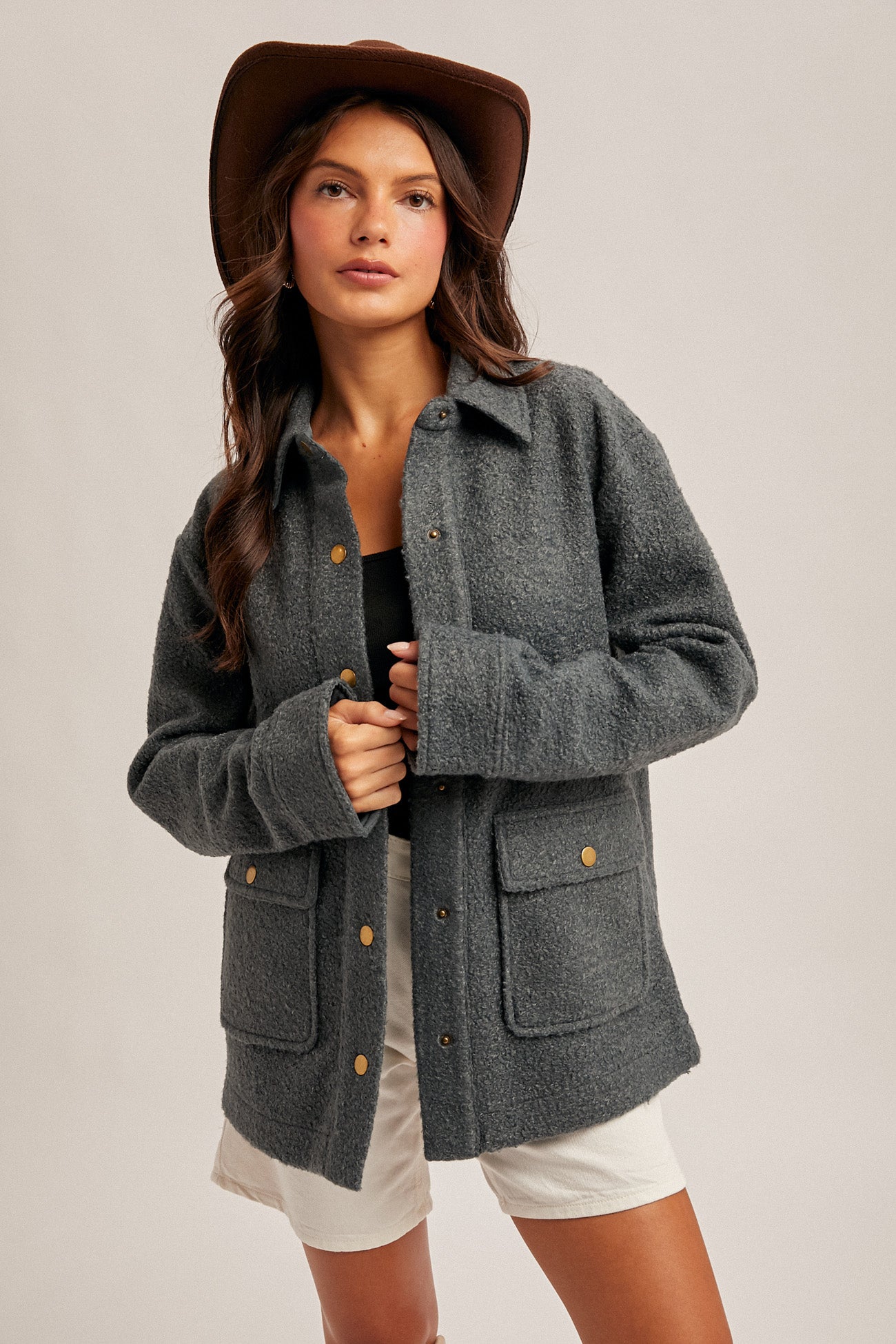 Winter Spruce Teddy Jacket