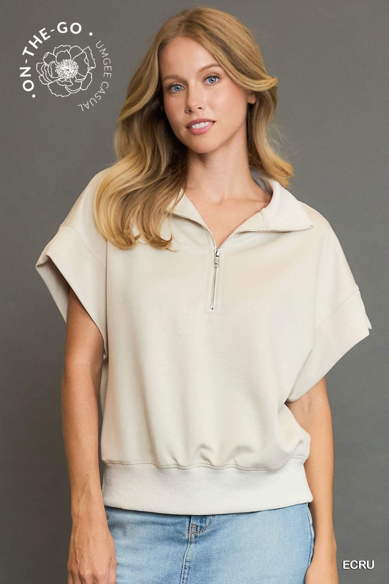 Luxeknit Half Zip Sweatshirt