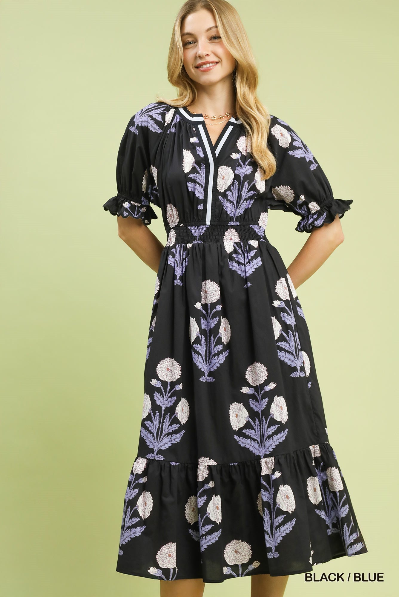 Black/Blue Dress