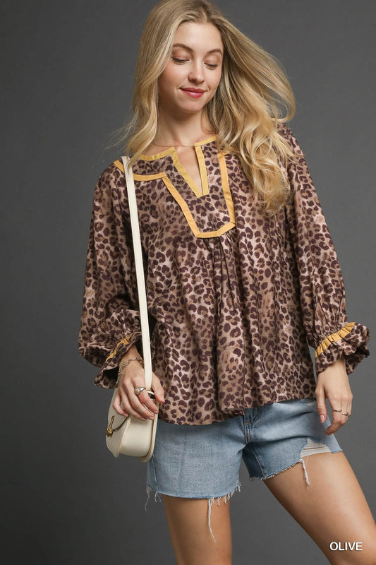 Leopard Print Top