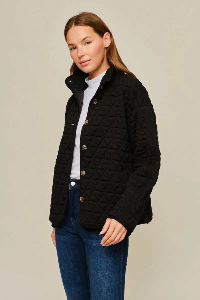 Black Quilted Jacket