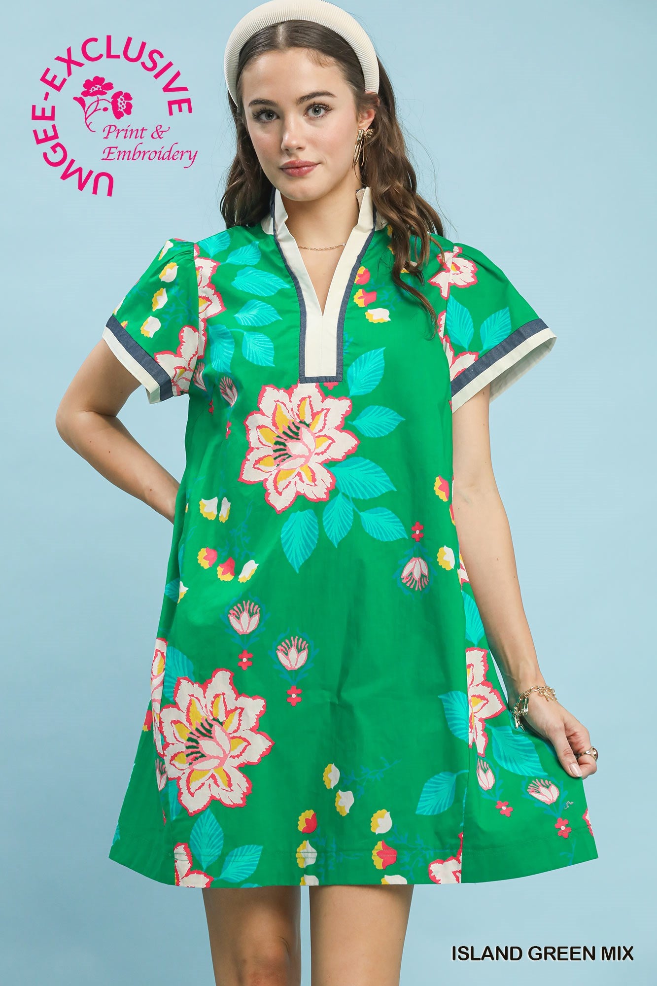 Island Green Mix Dress
