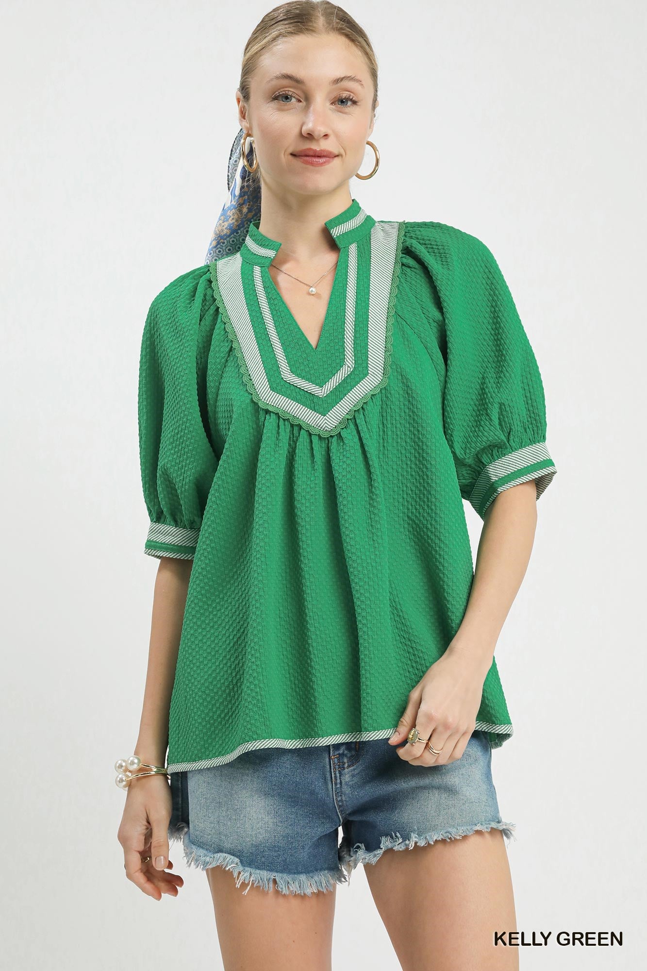 Kelly Green Top
