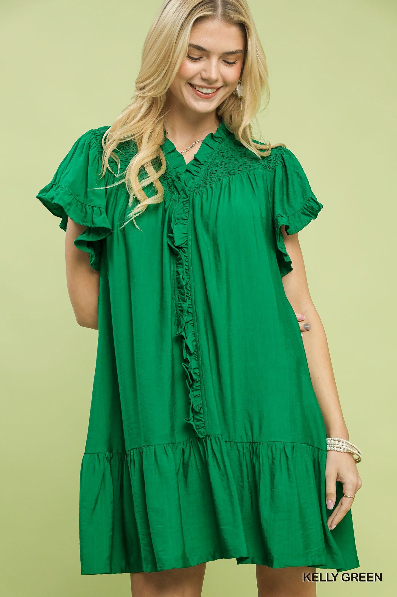 Kelly Green Dress