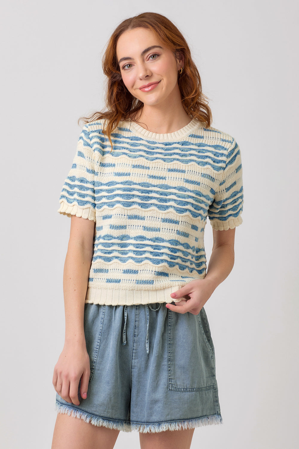 Scallop Rib Shirt
