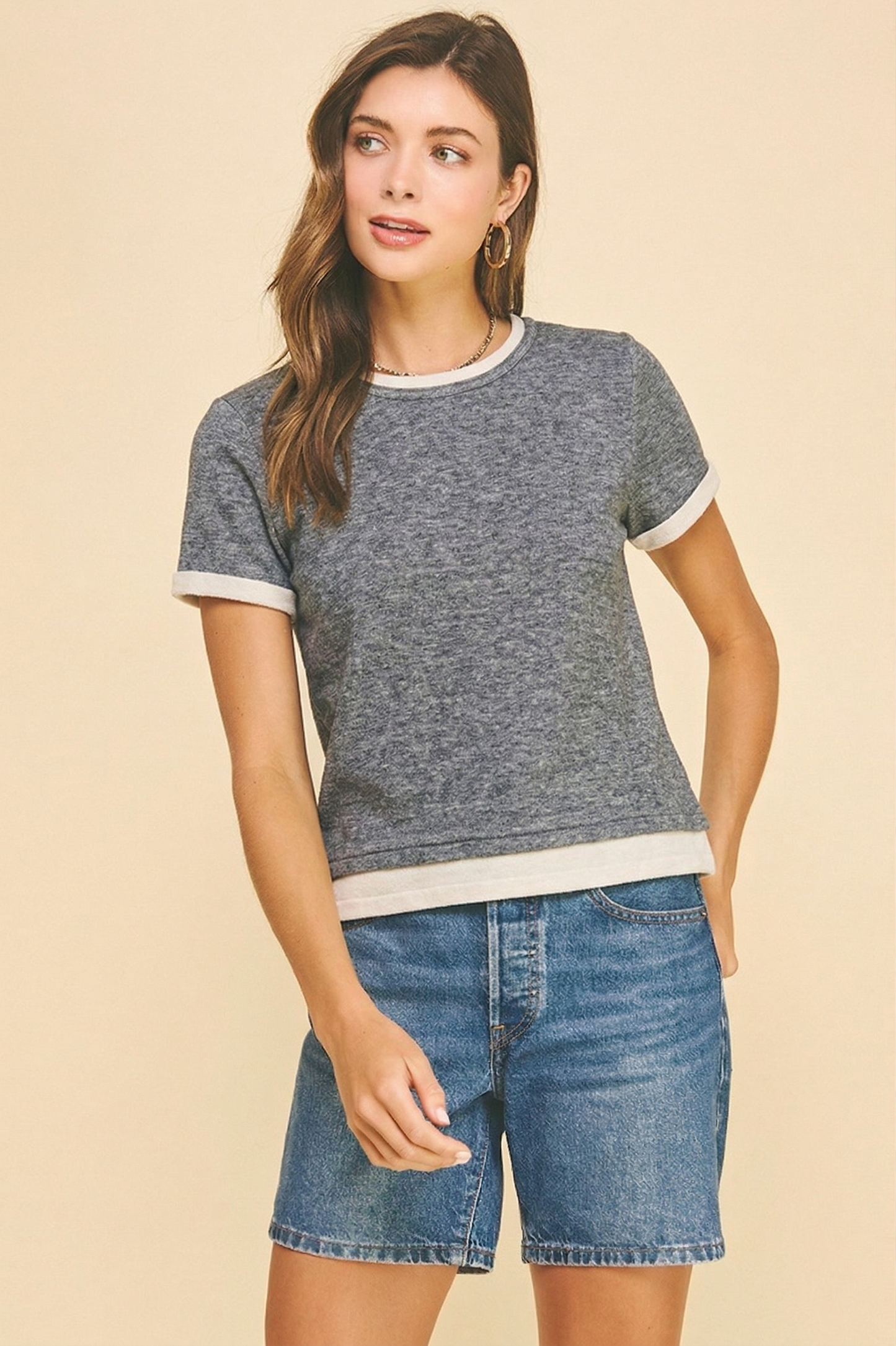 Double Layer Knit Top