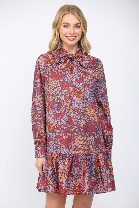 Brown Multi Dress