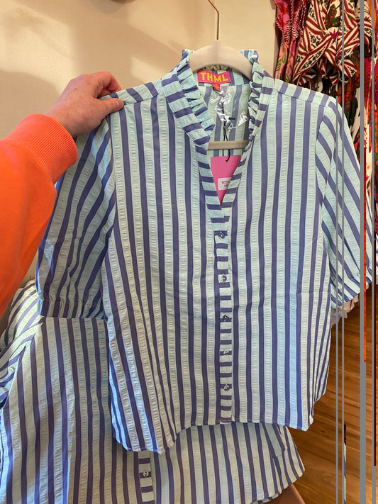 SS Striped Button Down