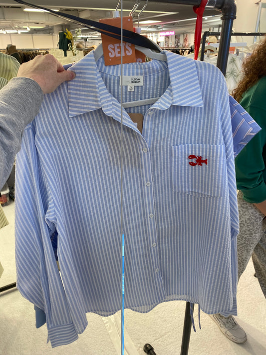 Lobster Striped Top