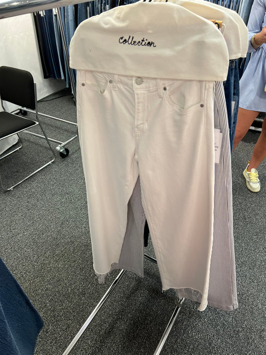 White Wide Leg